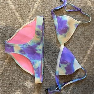 Tye dye triangl bikini